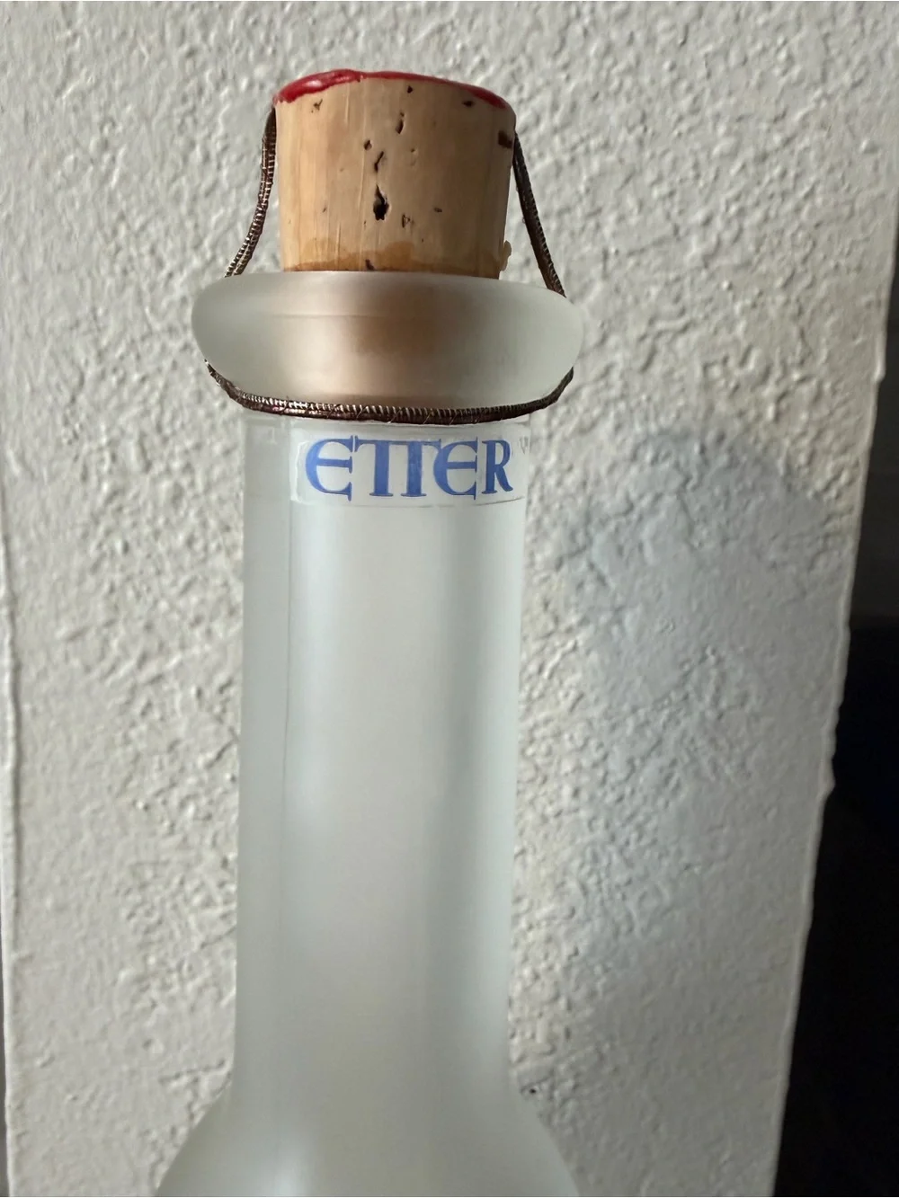 Apple Liqueur - Frosted Bottle with Green Accent